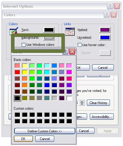Change Text Colour: Internet Explorer 6 (Part 2)