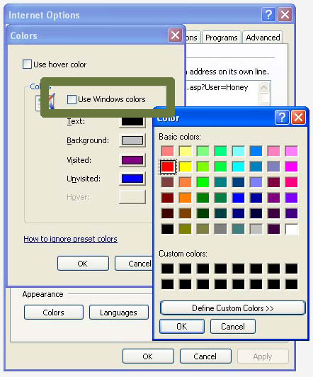 Change Text Colour: Internet Explorer 7 (Part 2)
