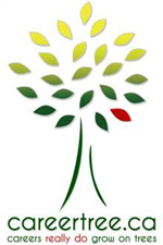 careertree.ca: "careers really do grow on trees" slogan with CareerTree tree logo